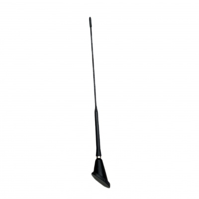ANTENA TIPO GTI ESPIRAL NEGRA