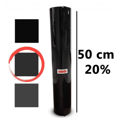 PAPEL PARA POLARIZAR 20%  CHARCOAL 50CM X 30M