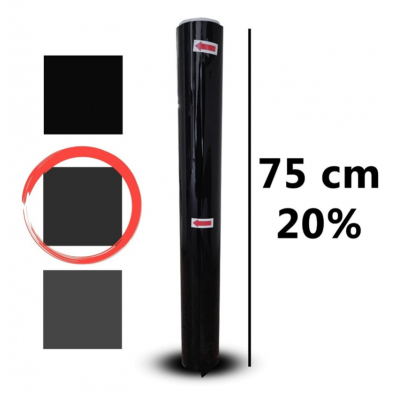 PAPEL PARA POLARIZAR 20% COBALTO 75CM X 30M ANTI RAYAS PARASOL