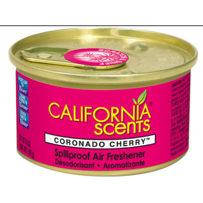AROMATIZANTE CEREZA EN LATA CALIFORNIA SCENTS 42G PIEZA