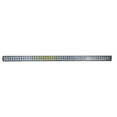 BARRA 100 LED RECTA LUZ BLANCA/ÁMBAR CON ESTROBO 12/24V PZ