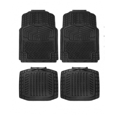 TAPETE ORION 315 NEGRO 4PZ JUEGO