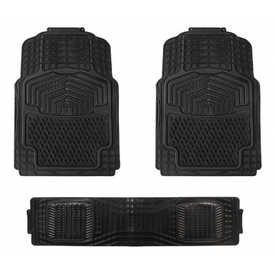 TAPETE ORION 318 NEGRO 3PZ JUEGO