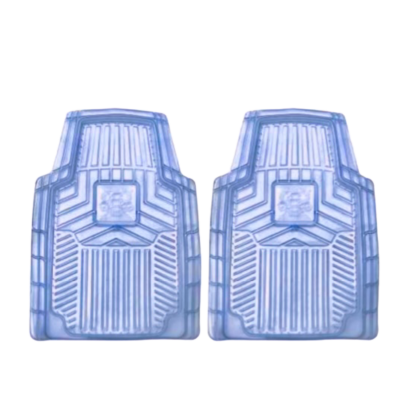 TAPETE KRYSTAL 306 CRISTAL VINILO TRANSPARENTE MORADO 2PZ JUEGO