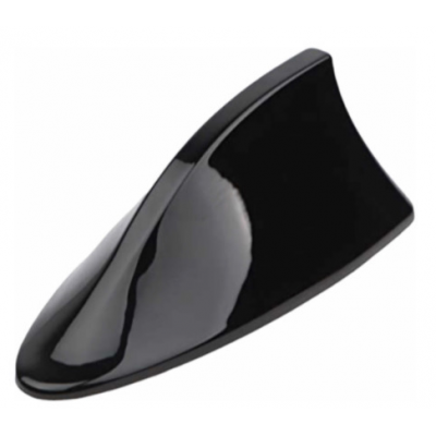 ANTENA TIPO TIBURON GRANDE DE ADORNO NEGRA PZ